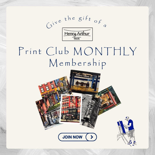 Arthur Henry Fine Art Print Club --  MONTHLY Membership